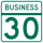 Maryland Route 30 Business marker