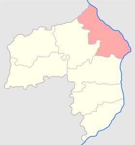 Козеницкий уезд на карте