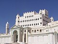 Image 4Seiyun Palace was the royal residence of the sultan of Kathiri, located in the town of Seiyun in the Hadhramaut region, Yemen. It is one of the world’s largest mud-brick structures.