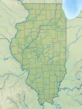 Map showing the location of Red Hills State Park