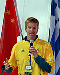 James Tomkins, Olympiasieger 1992, 1996 und 2004 (Foto von 2008)