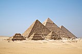 Piramiden in Gizeh, Egypte