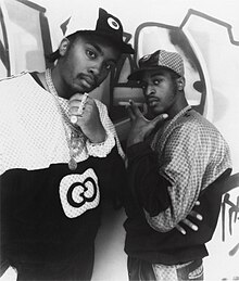 Publicity still of Eric B. (left) and Rakim, 1987