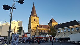 Het Glazen Huis onder de Sint-Pancratiuskerk in Heerlen