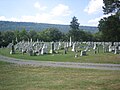 Gravestones at Indian Mound Cemetery