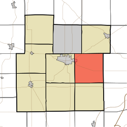 Location in Whitley County