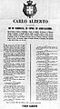 Image 10The Statute was adopted as the constitution of the Kingdom of Italy, granting freedom of the press. (from Freedom of the press)