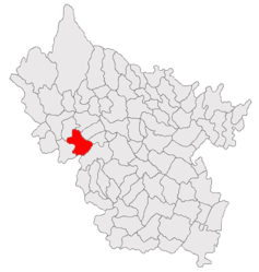 Location in Buzău County