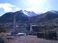 Virginia City sett fra Boot Hill.