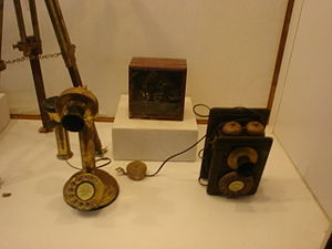 Antique telephones used at Arakkal Palace during the British rule