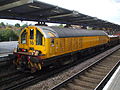 Image 45A London Underground battery-electric locomotive at West Ham station used for hauling engineers' trains (from Locomotive)