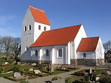 Jegindø kirke, Kirko de Jegindø.