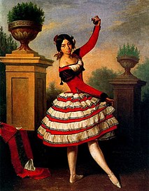 Saltatrix flamenco: pictura ab artifice saeculi undivecensimi facta
