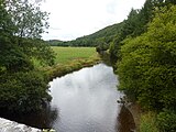 L'Aulne à Locmaria-Berrien.