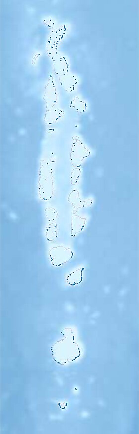 Voir sur la carte topographique des Maldives