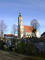 Katholische Pfarrkirche Mariä Himmelfahrt und St. Margareta, ehemals Wallfahrtskirche zu den Vierzehn Nothelfern