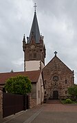 L'église Saint-Étienne de Schnersheim.