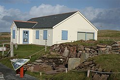 Bressay Heritage Centre und Burnt Mound von Cruester