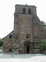 The church in Vars-sur-Roseix