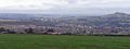 Honley viewed from Oldfield Road. Castle Hill is seen top right with Huddersfield in the distance. Central to the picture is Berry Brow & Newsome