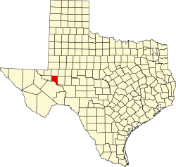 Koartn vo Crane County innahoib vo Texas