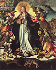 Maestro di Sardoal, L'assunzione della Vergine, XVI secolo, 168 x 135 centimetri