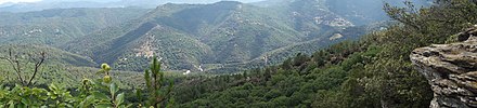 Vue panoramique depuis les rocs de Galta (930m)