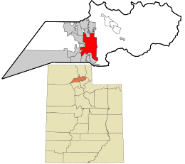 Location in Weber County and the state of Utah