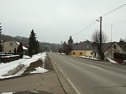 Street in Zapyškis