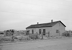 Granger stage station, built in 1856, on Old U.S. Route 30