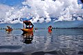 Taxis sur le lac Dal