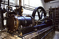e stationäri Fabrikdampfmaschine in dr Stott Park Wäberschifflifabrik