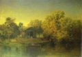 Pond at the Sunset. 1871