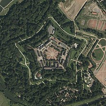 Vue satellite de la citadelle de Lille