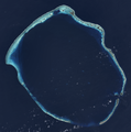 Enewetak Atoll in 2014 from Landsat 8