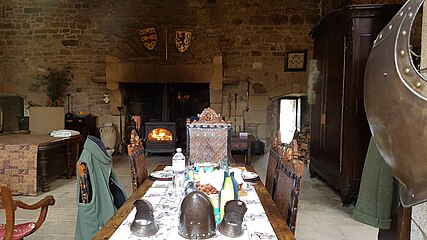 Interior of the stately home