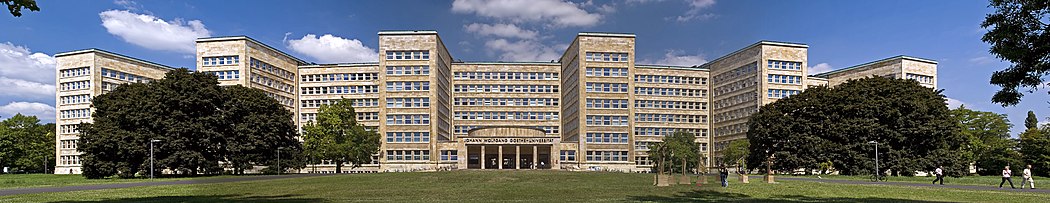 Budova univerzity v sídle koncernu IG Farben