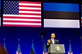 Il-President Amerikan Barack Obama jagħti diskors f'Tallinn (2014)