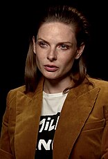 A photograph of Rebecca Ferguson