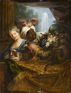 Angola, Negro, Trompete do Rei Luís XIV, com a sua amante