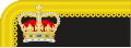 1867 to 1880 lieutenant colonel's collar rank insignia