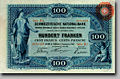 100 CHF. 1ª serie - 1907