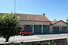 Le centre de secours des sapeurs-pompiers de Châlus