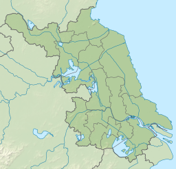 Location of the lake in Jiangsu.