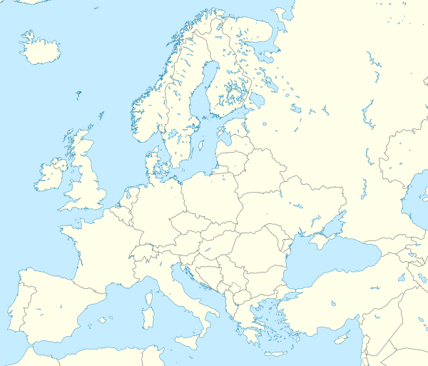 UEFAチャンピオンズリーグ 2019-20の位置（ヨーロッパ内）