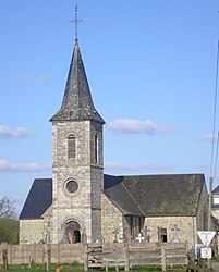 The church in Saint-Gilles-des-Marais