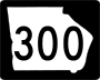 State Route 300 marker