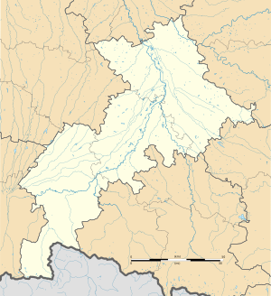 雷讷维尔在上加龙省的位置