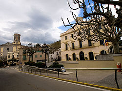 Ilesia y Casa d'a Villa de Sant Andreu de Llavaneres