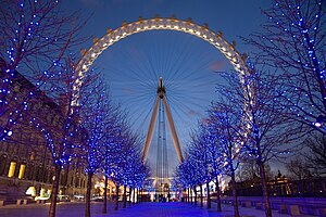 London Eye, viewed from the rear